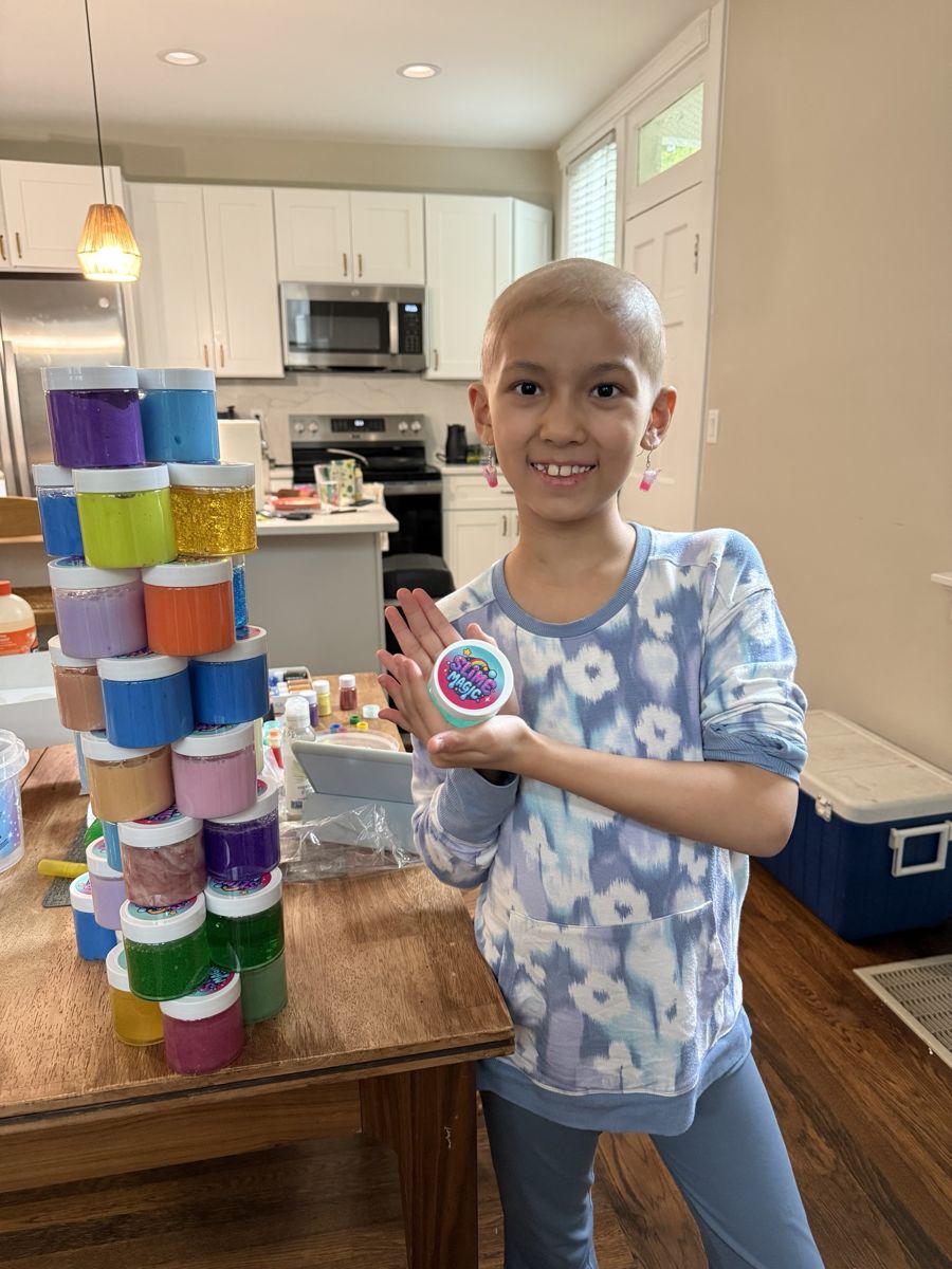 Her biggest order yet: 40 slimes